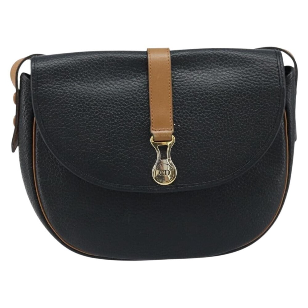Christian Dior Vintage CD Logo Leather
